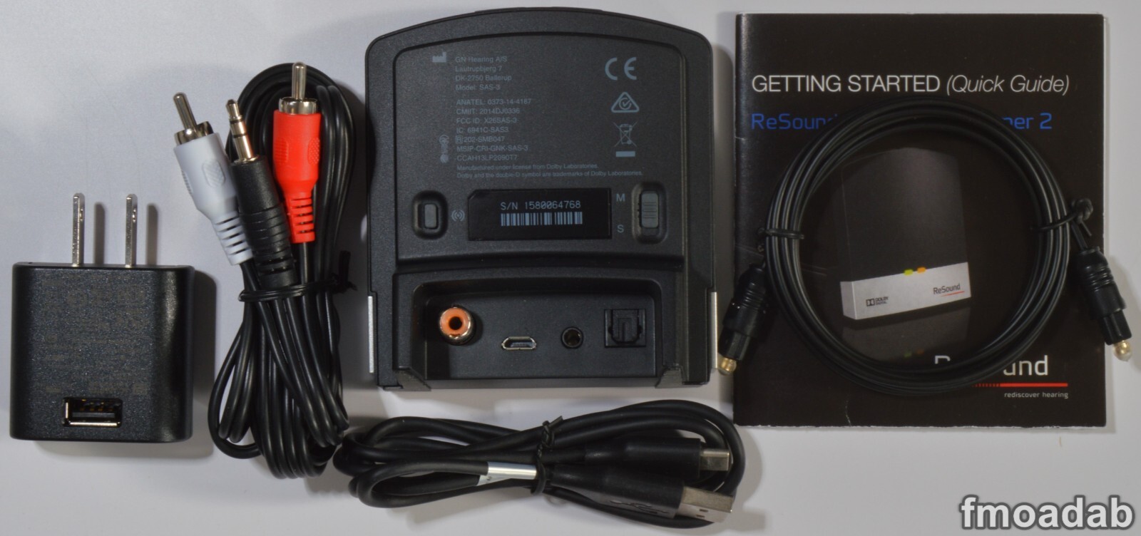 RESOUND/BELTONE/JABRA/KRIKLAN DOLBY DIGITAL TV STREAMER SAS-3 2 GEN. GN HEARING