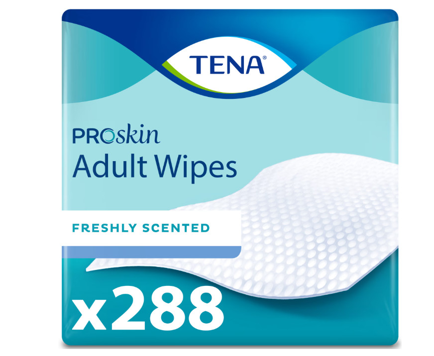 (2 Pack) TENA ProSkin Ultra Adult Wipes 288 Ct Aloe Vitamin E Incontinence