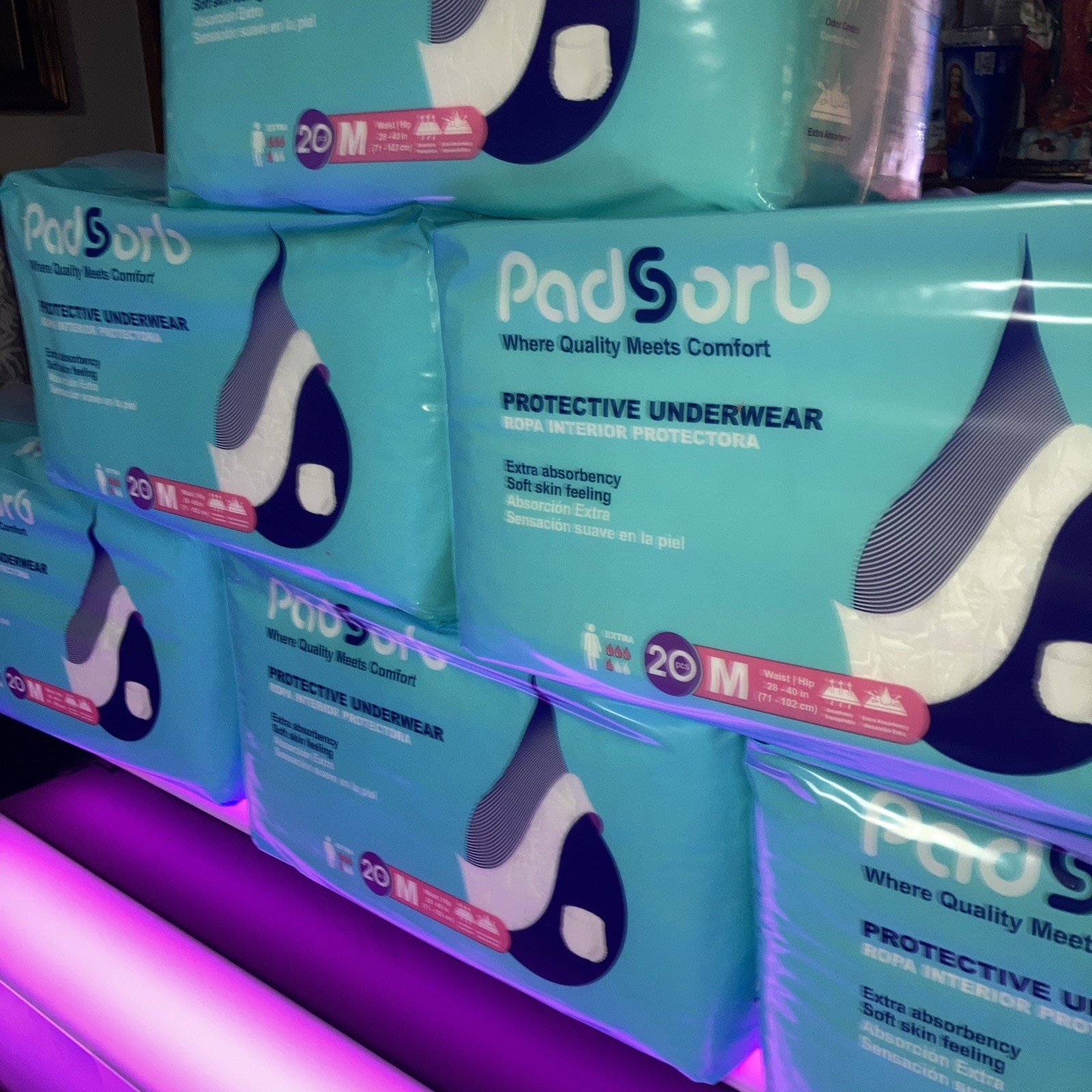 Padsorb Protective Underwear 20 Count Medium
