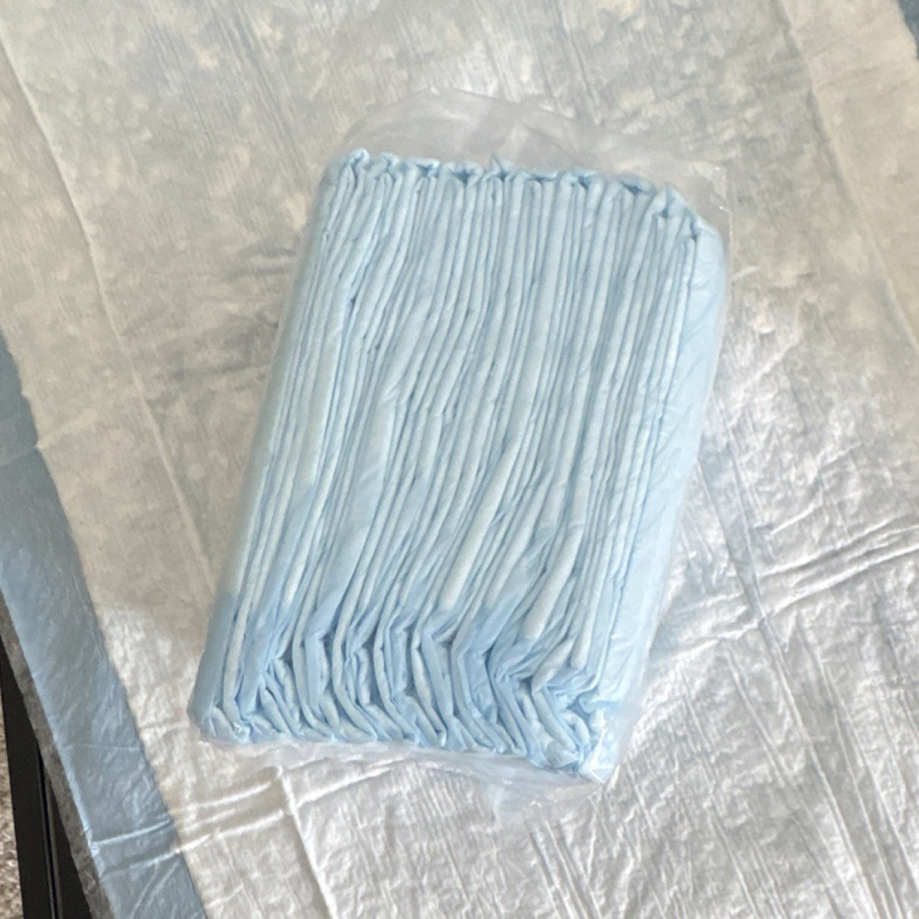 Disposable Waterproof Underpads L Blue Super Absorbency 800ml 21×36 in