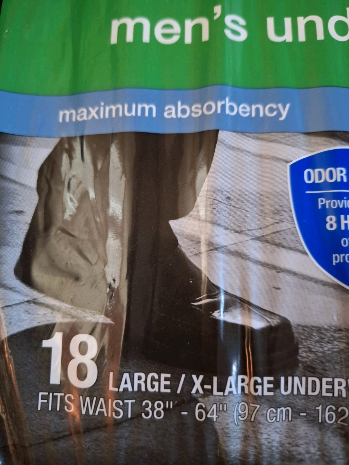 CVS Health Mens Underwear Maximum Absorbency L/XL Size Fits 38″-64″ Total 49 Pcs