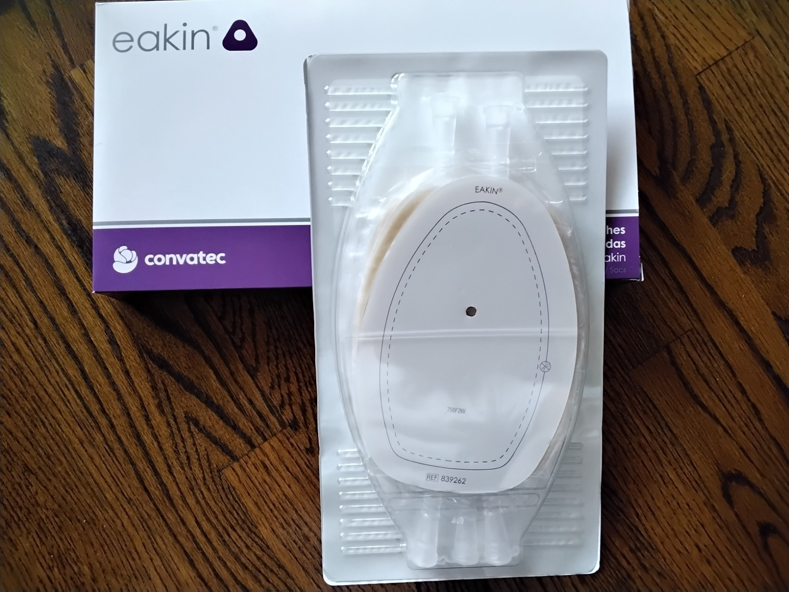 ConvaTec Eakin Wound Pouch Pack of 10 Sealed 839262 Ostomy Fistula 6.9 X 4.3