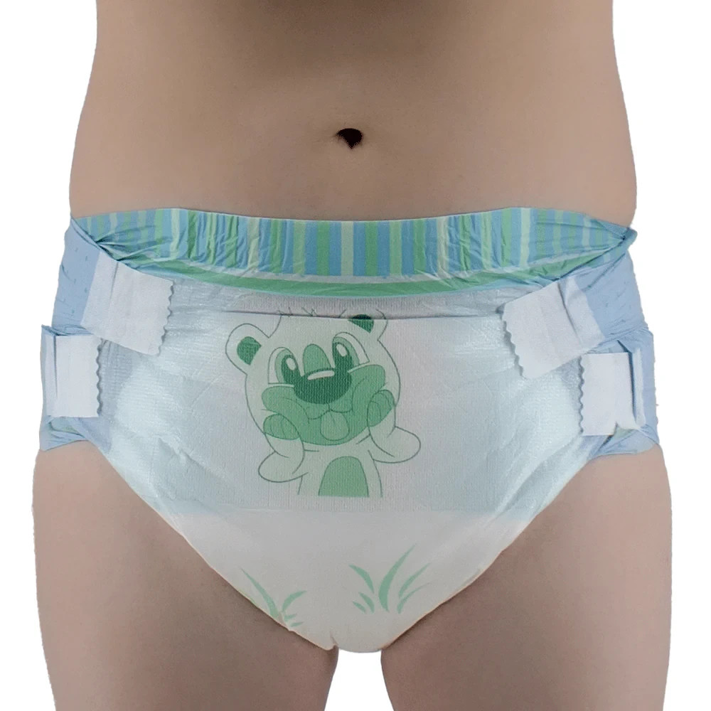 Adult Diaper Size Large 2-Pack Sample – Plastic Backed PE [Tykables]