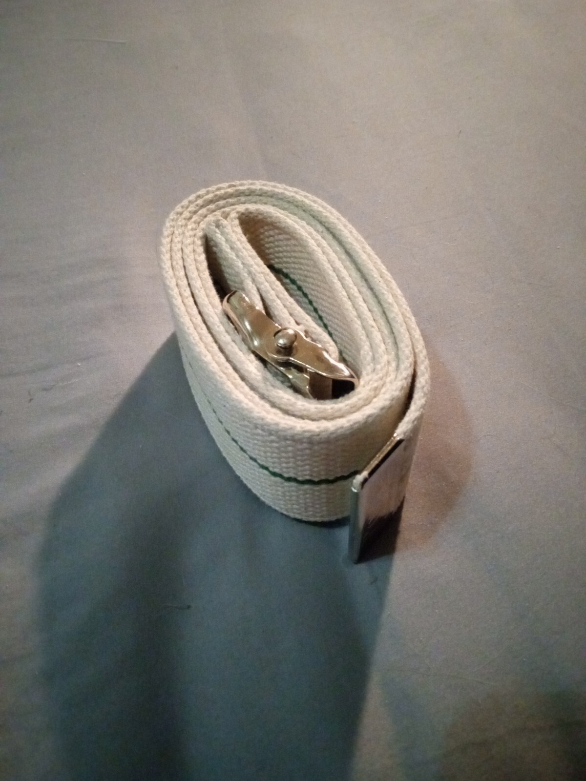 Posey Medical Gait Belt Woven With Green Stripe Perfect Unused Made In Mexico
