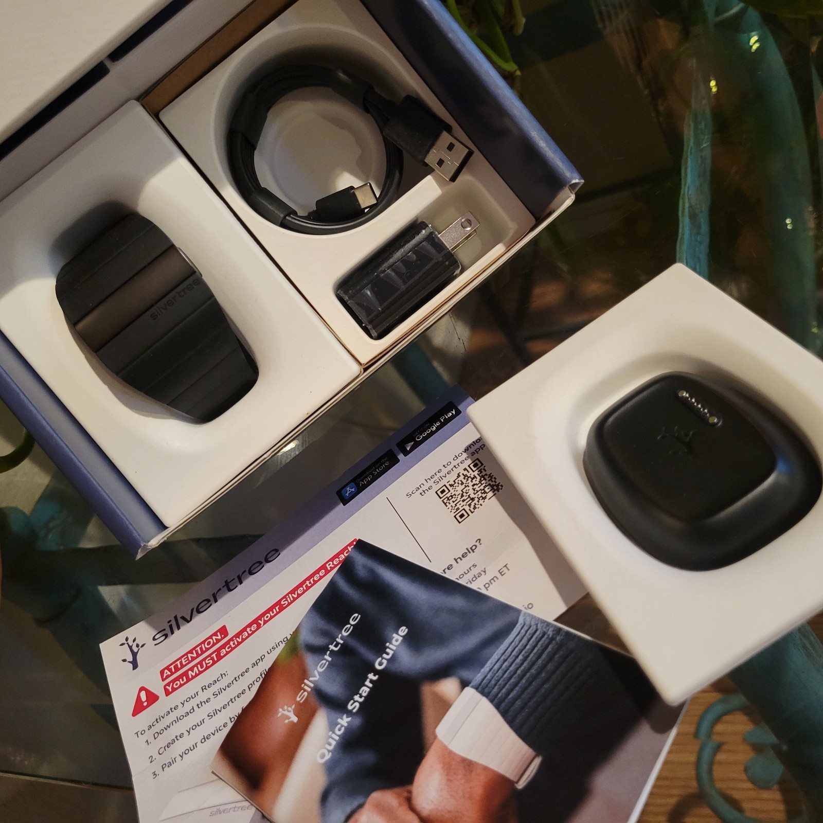 Silvertree Reach Smartband Medical Alert Bracelet GPS Tracker Fall Detection SOS