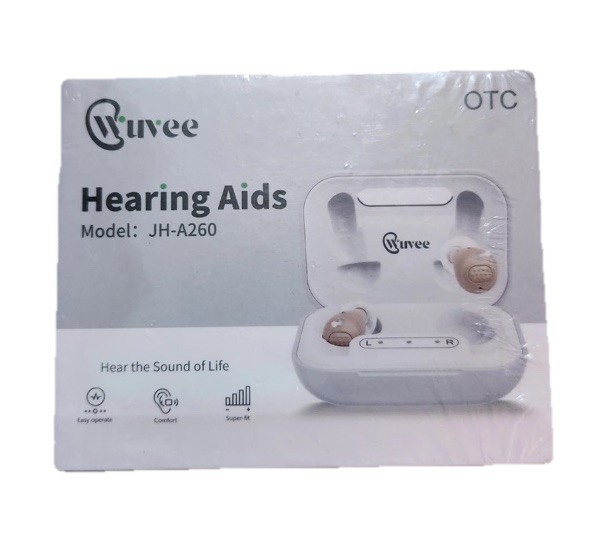 Wuvee JH-A260 OTC Hearing Aids for Seniors – Rechargeable Noise Reduction New