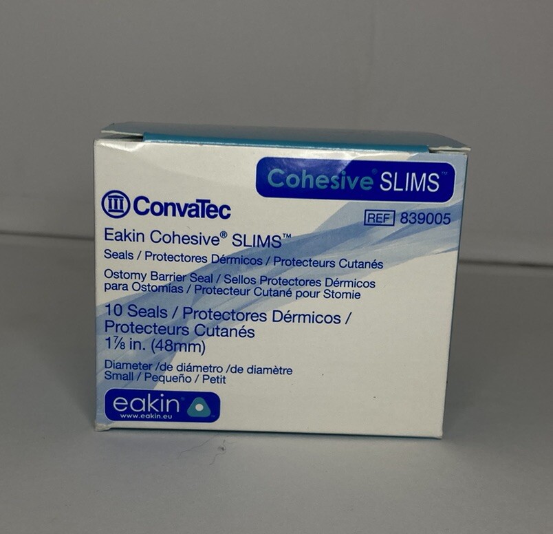 Convatec Eakin Cohesive Slim 839005 Seals – Box of 10 “expired” New In Box