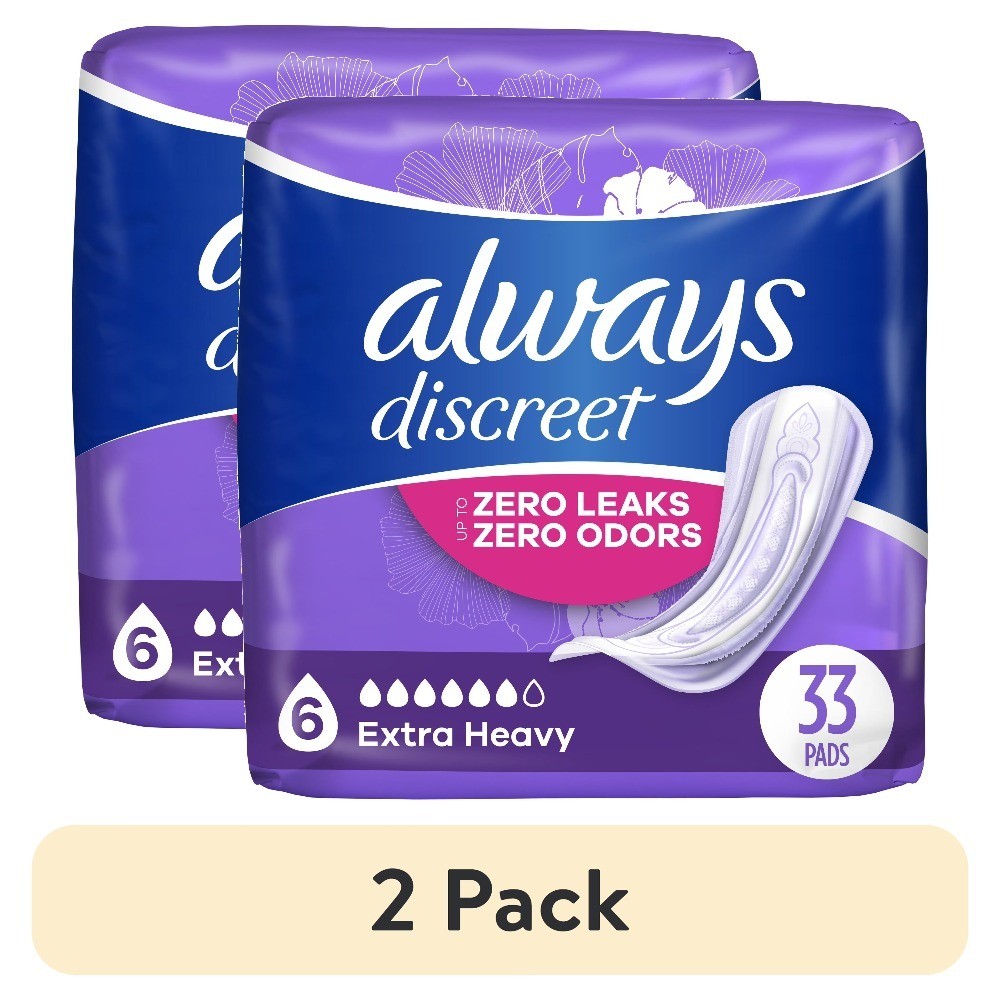 Adult Incontinence Pads for Women Extra Heavy Absorbency Postpartum Pads Regular