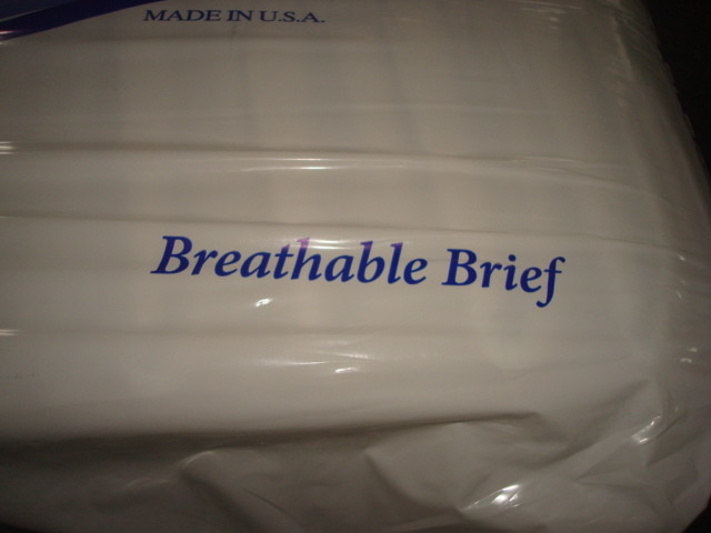 RELY PACK OF 24 BREATHABLE BRIEF SIZE LRG