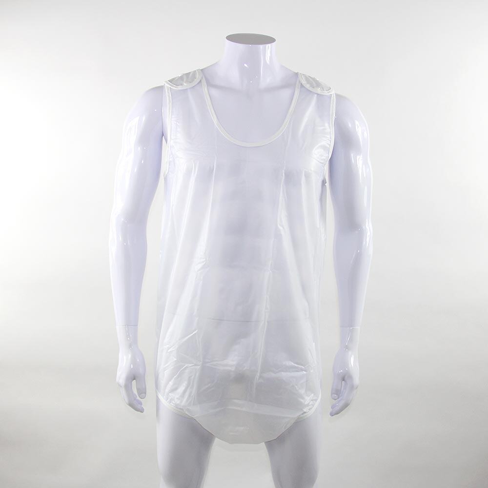 KINS White Adult Plastic Coveralls 12500