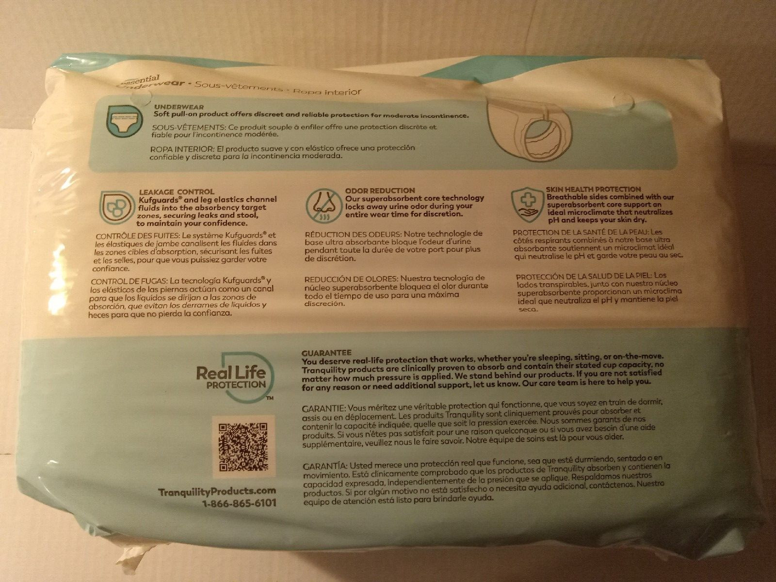 Tranquility Disposable Underwear Medium 25 Count