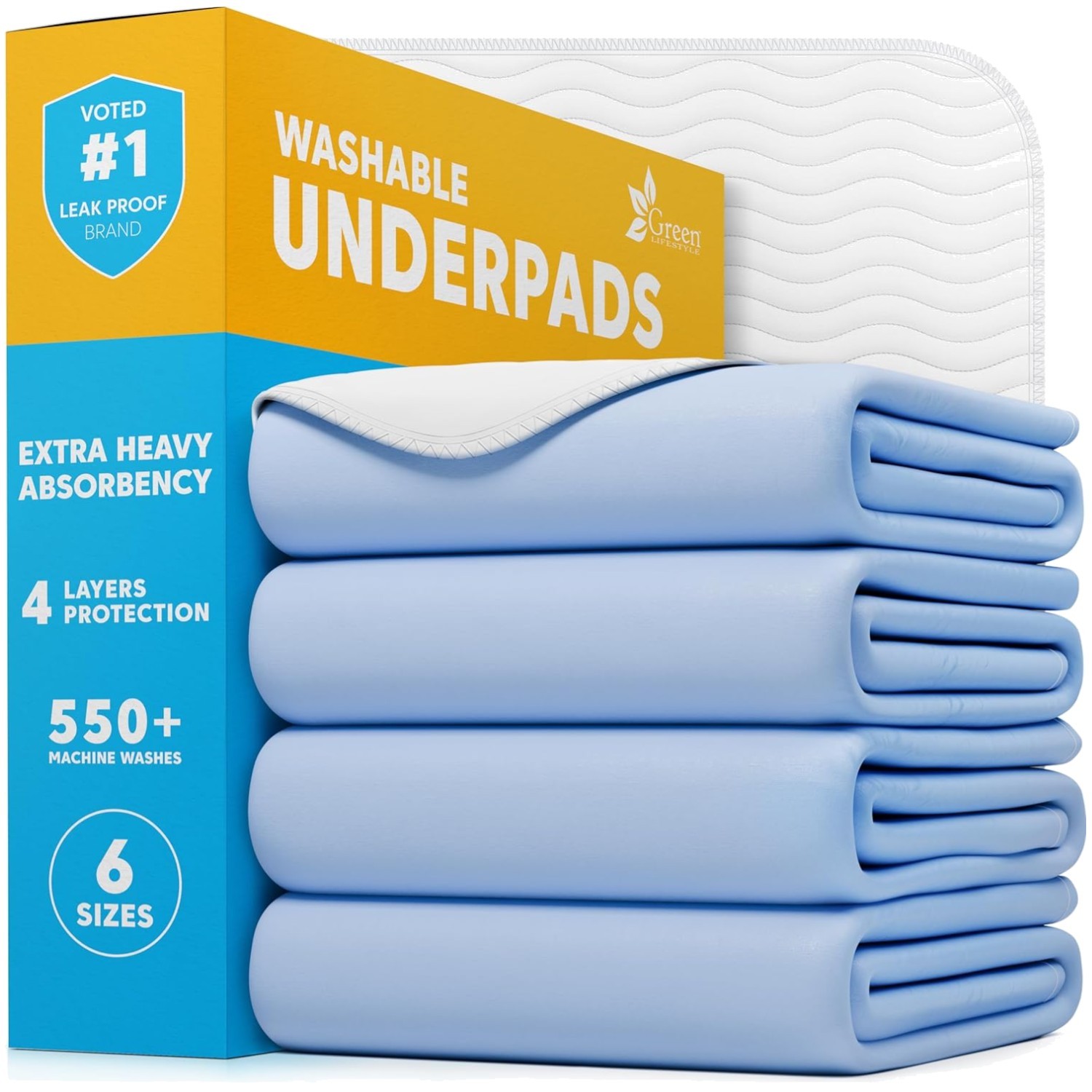 Highly Absorbent Waterproof Underpads – 34×36 Pack of 4 for Ultimate Protection
