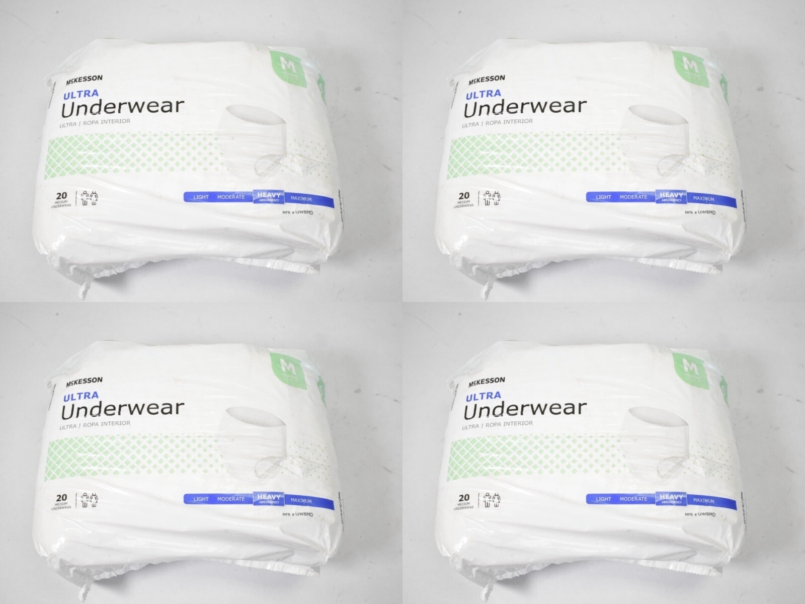 McKesson Ultra Heavy Absorbency Adult Disposable Brief Diapers Medium 80 Pack