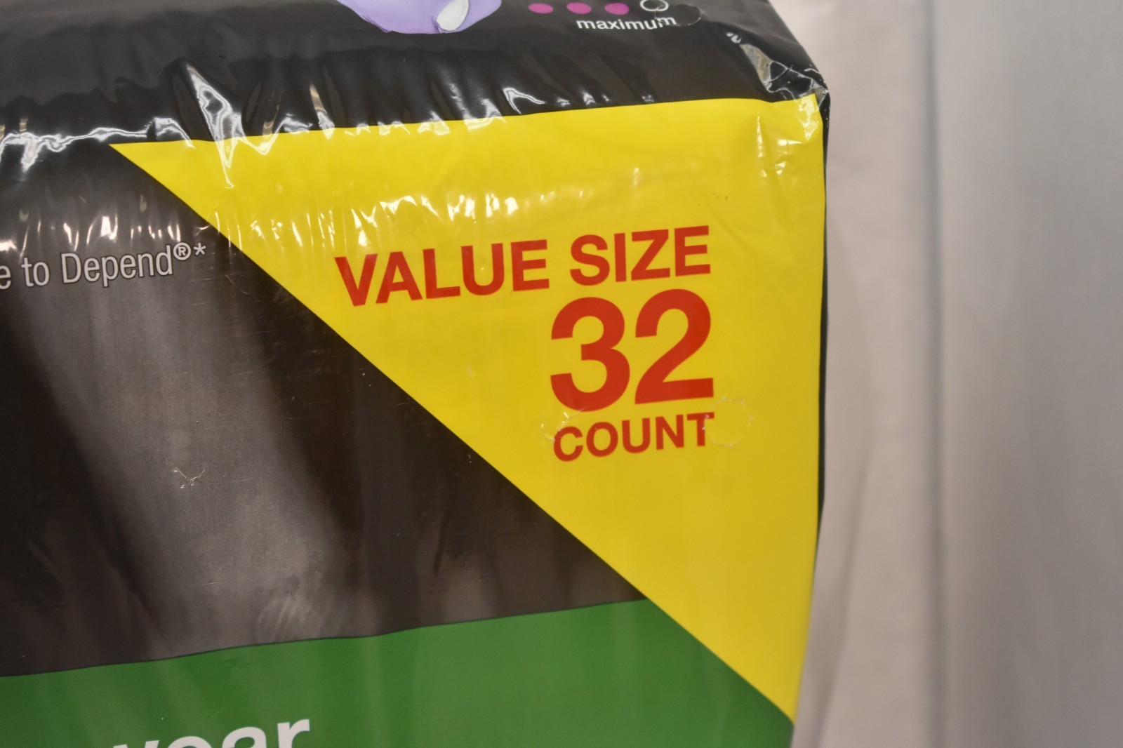 CVS Health Adult Women’s Underwear Large Size Odor Guard 32 Pk Fits 38″ – 50″