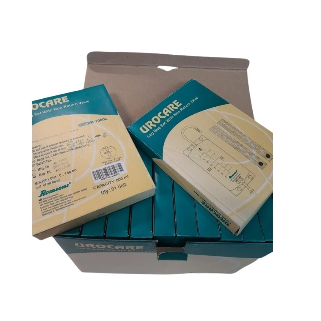 Catheter legbag /Urine drainage legbag/ pack of 3/800ml by ROMSON.