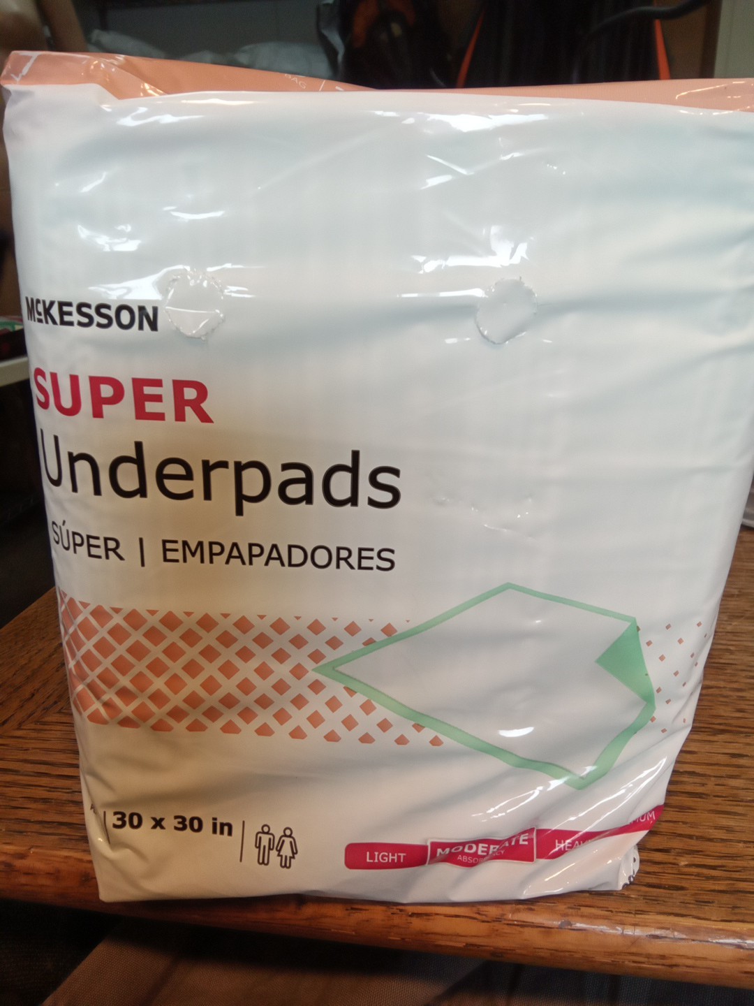 Mckesson Super Underpads, Incontinence Bed Pads 30″ X 30″ (30X30 Inch 10 Pads