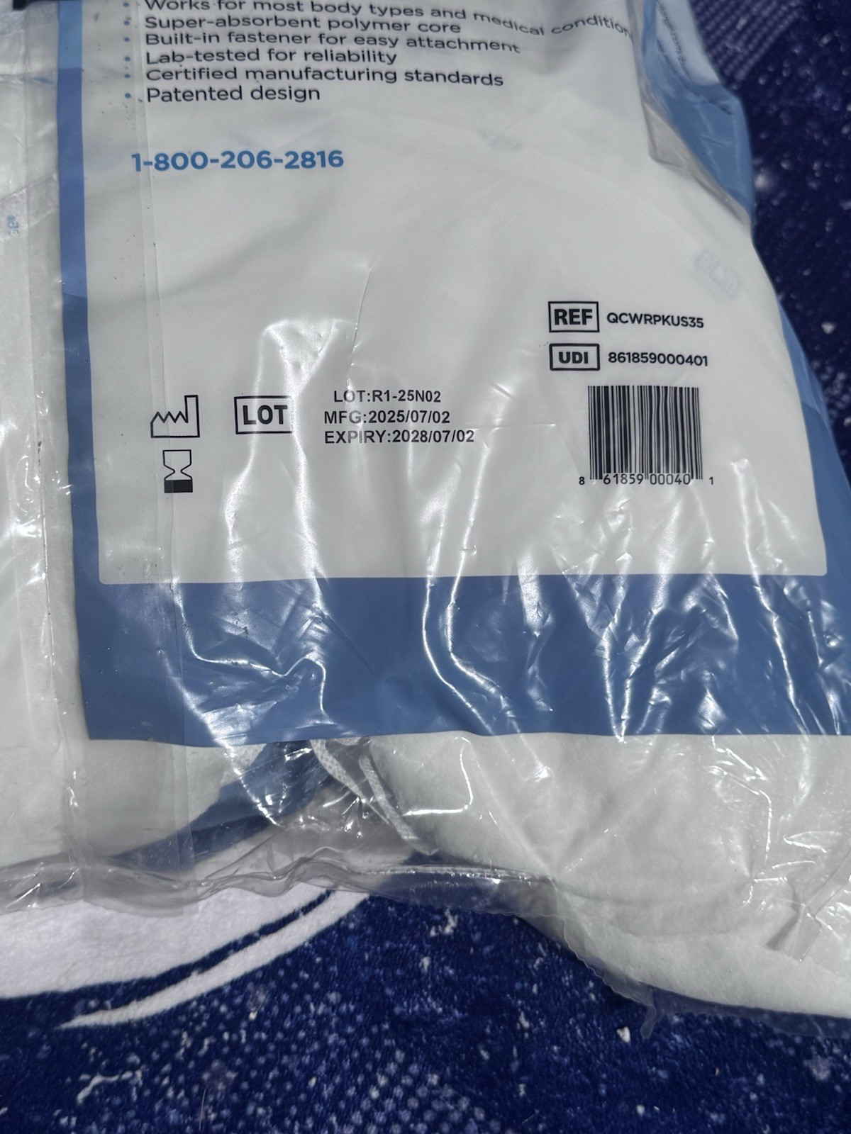 QuickChange Male Incontinence Urine Management Wrap 35 Count Sealed