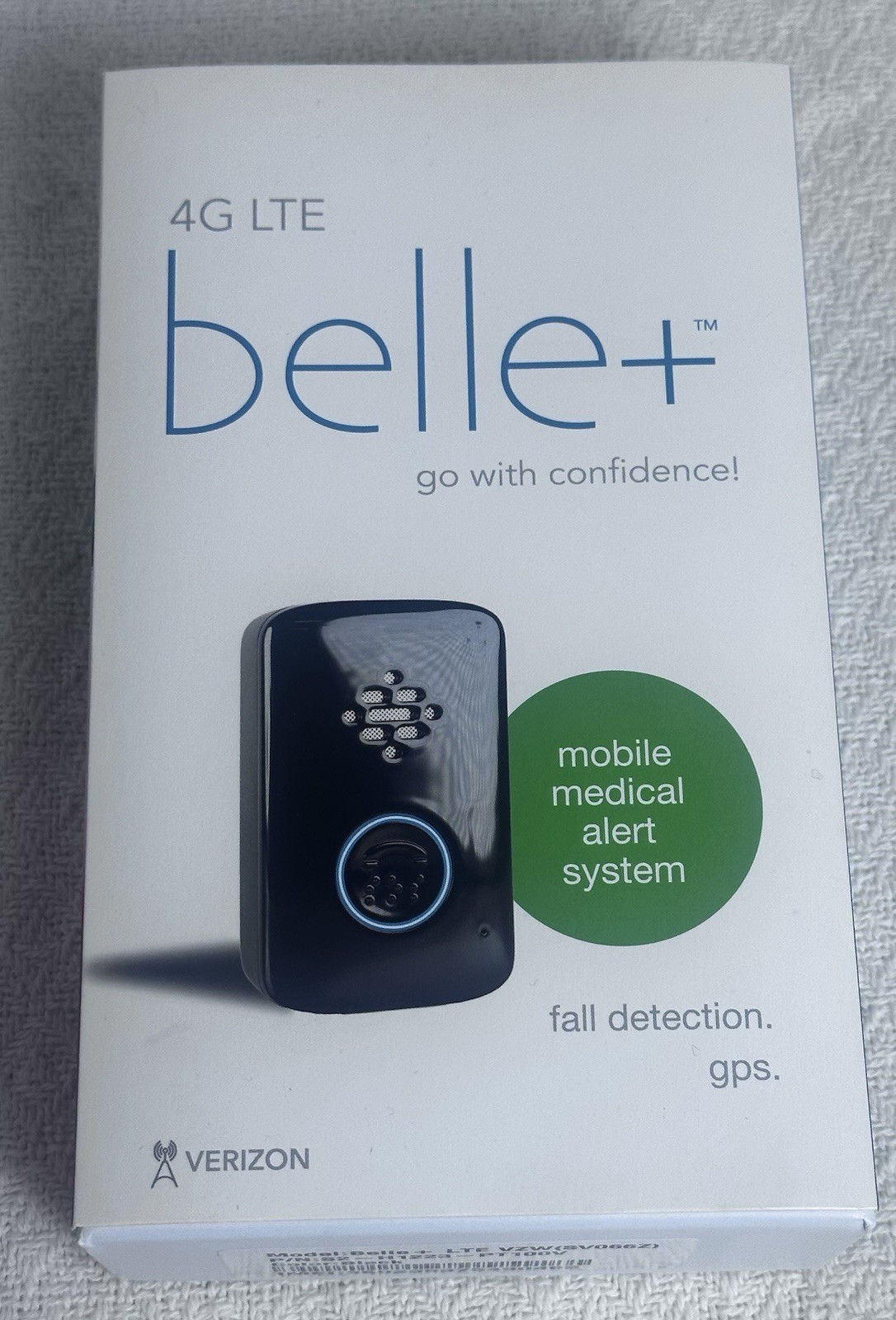 Belle + 4G LTE Mobile Medical Alert System Falle Detection Necklace Brand New