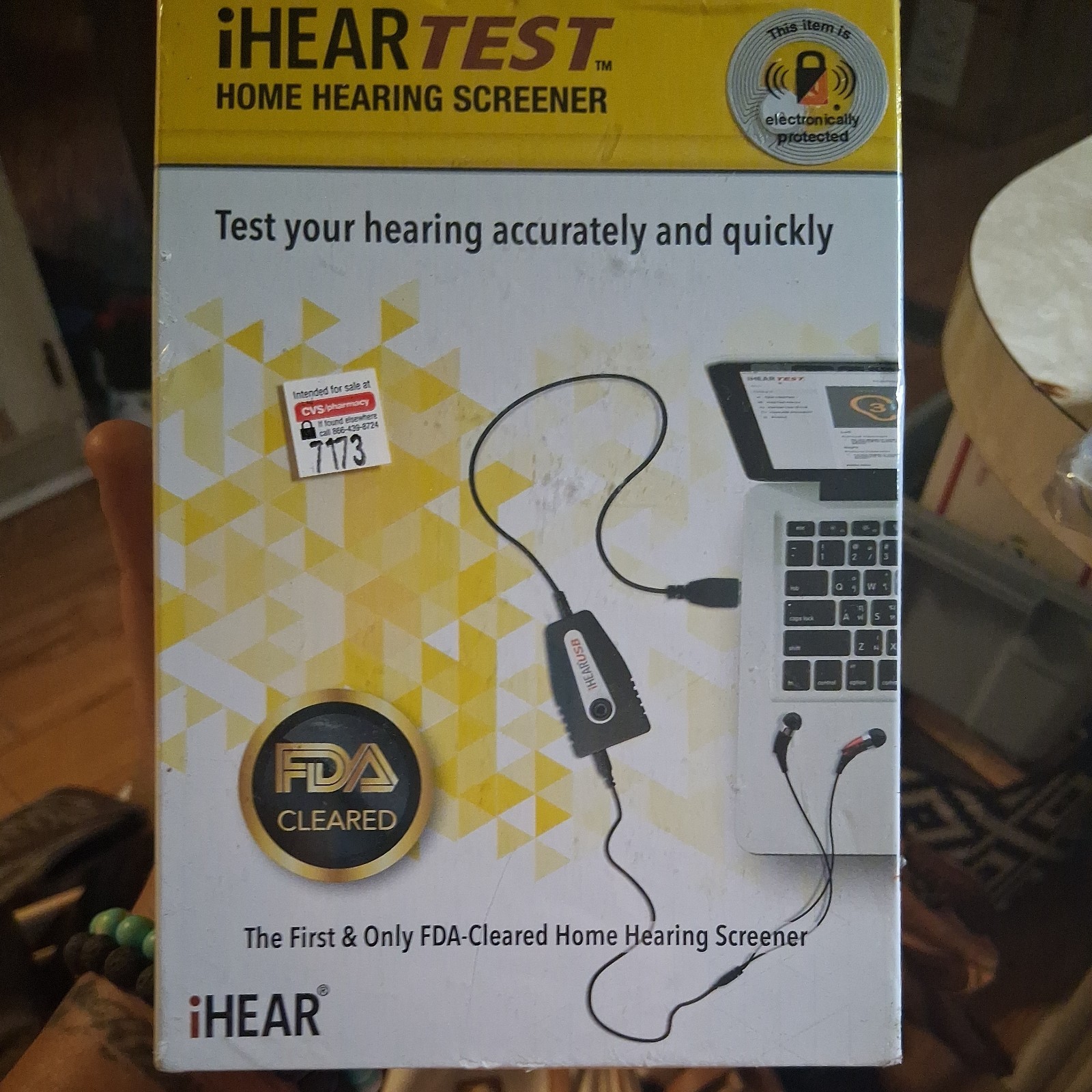 iHEARtest Home Hearing Screener Accurate & Quick Windows and Mac USB NIB