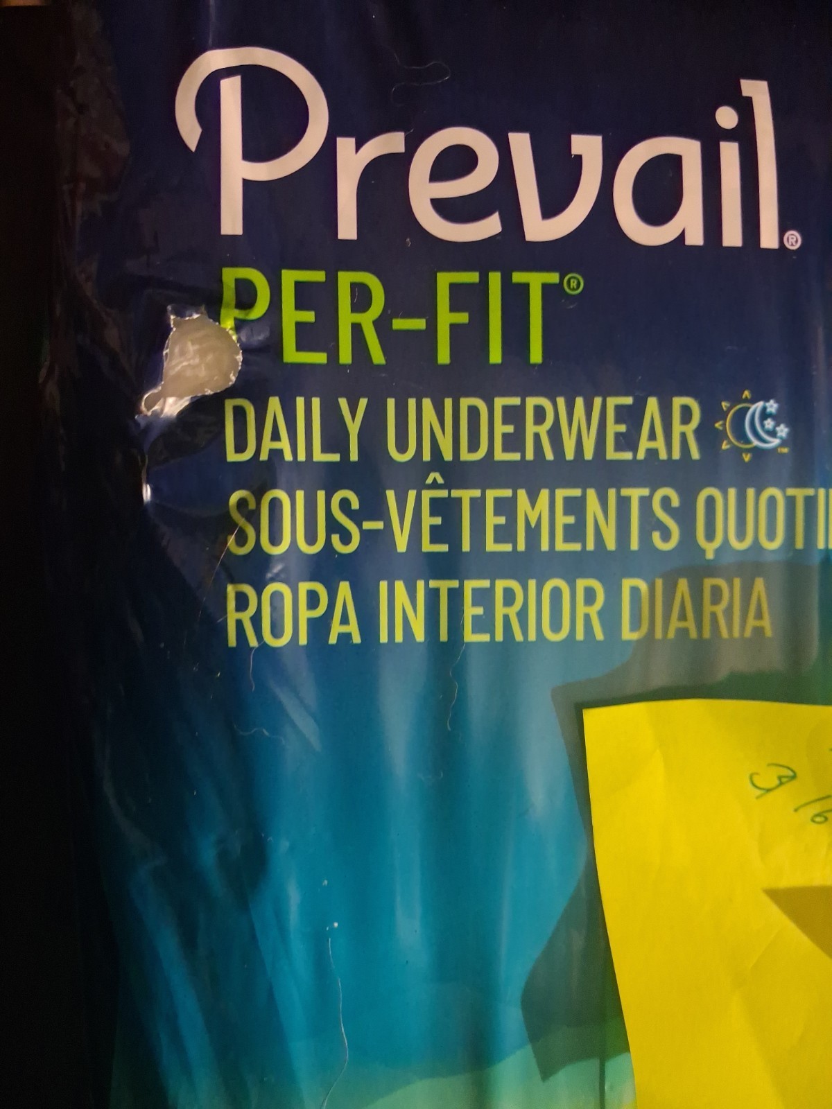 Prevail PER-FIT Daily Underwear 20 Pack Size 2XL 68″-80″