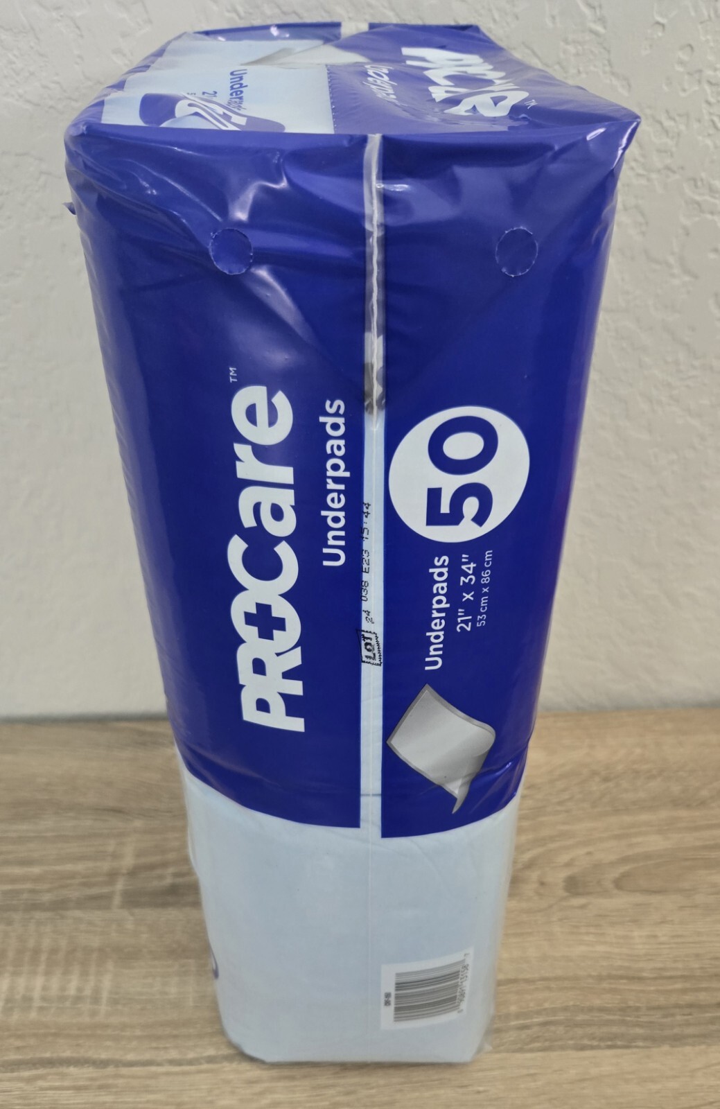 PROCare Underpads Incontinence Disposable Pads 21″ x 34″ – 50ct Bed Pet Pee Pad