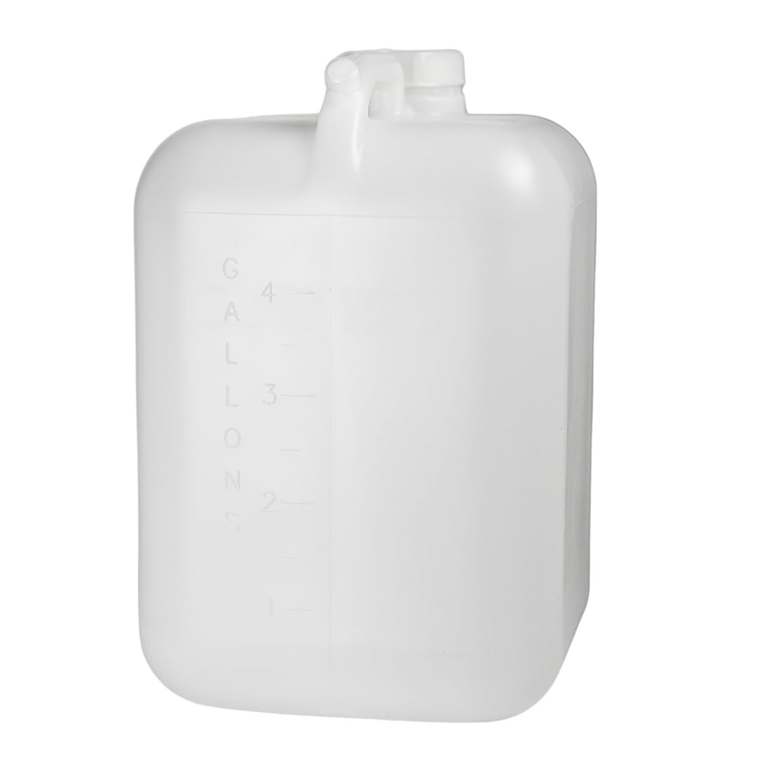 5 Gallon Water Container White Food Grade BPA Free Leak Proof Storage