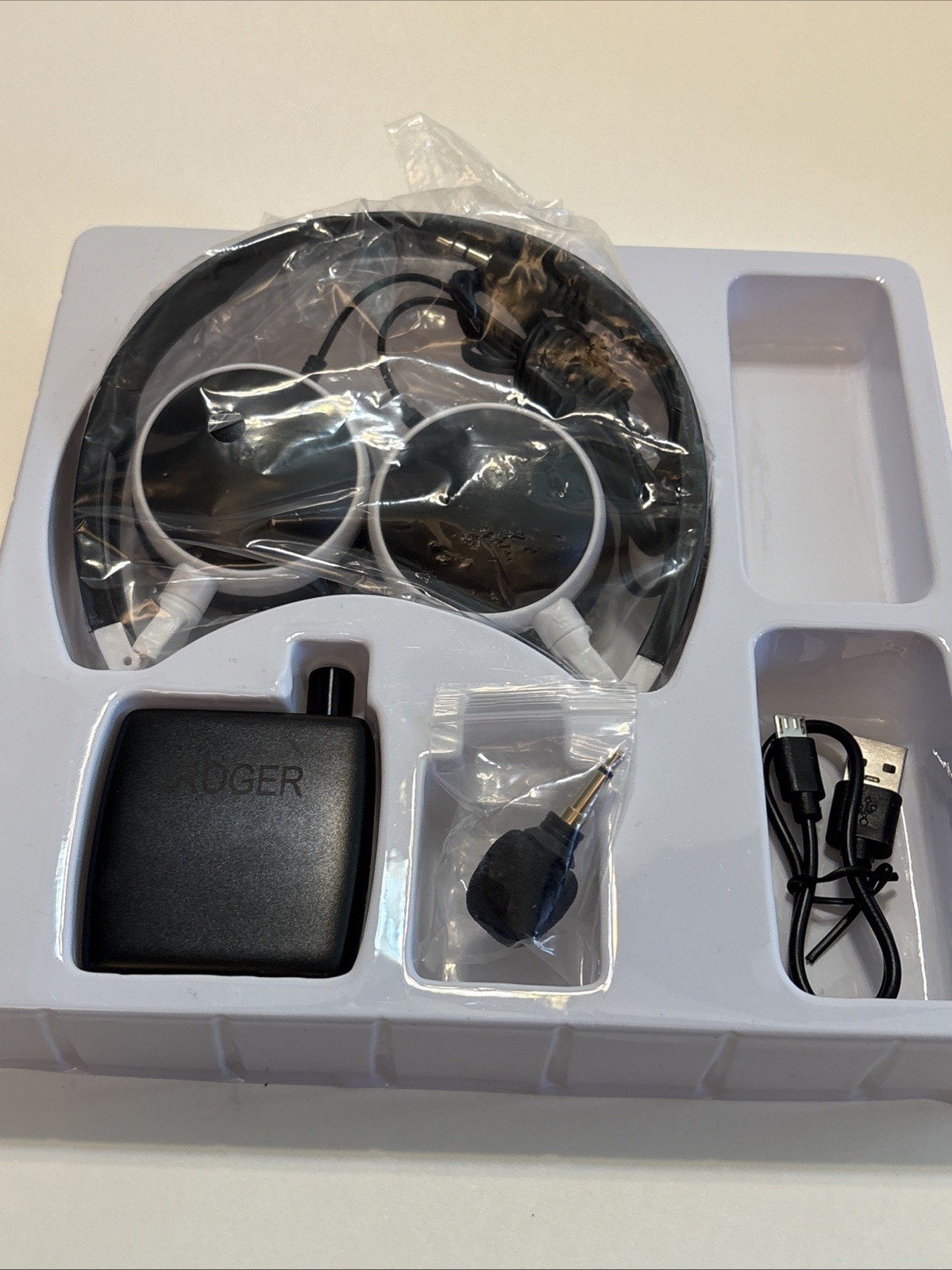 Iroger Hearing/Sound Amplifier Rechargeable Hearing Assistance Device OPEN BOX