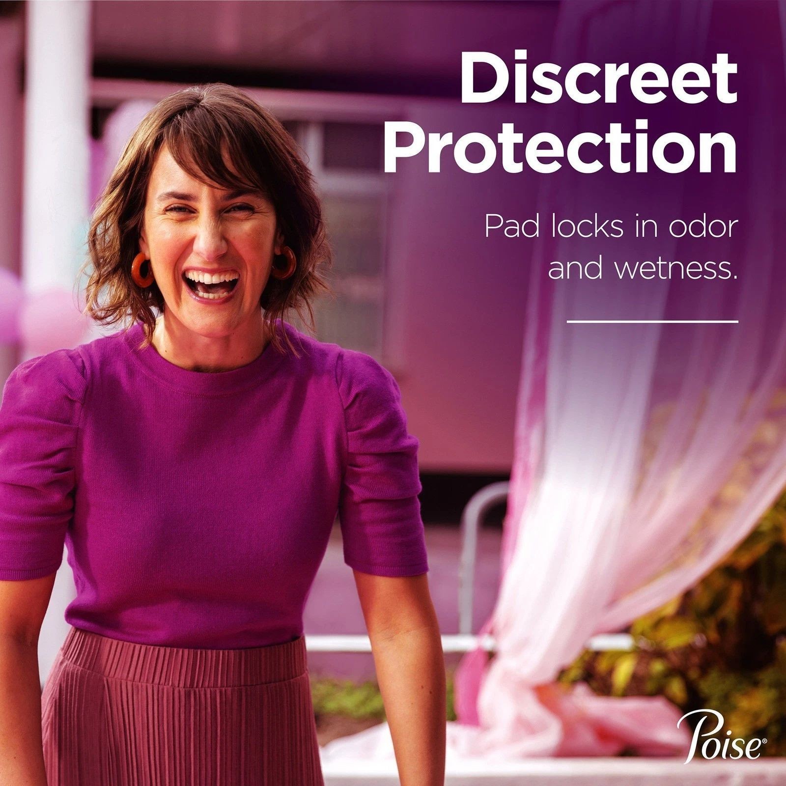 Poise Incontinence Pad 12.2″ L Long Length Moderate 108 Count