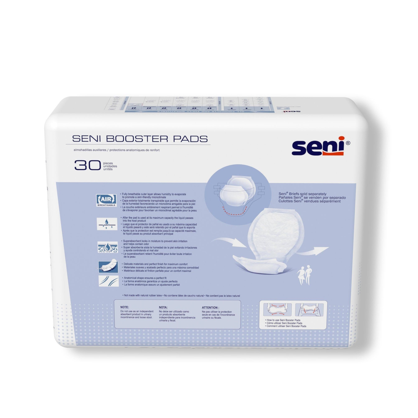 Seni Booster Pad, 25-Inch Length (PK/30)