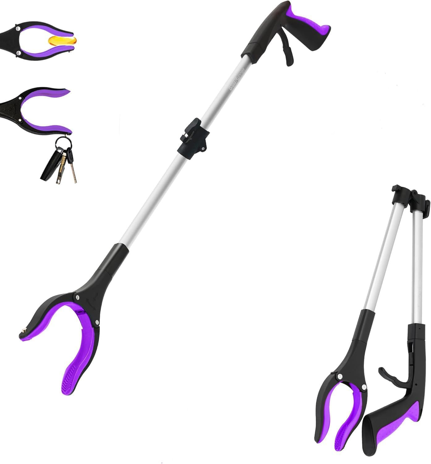 32 Inch Heavy Duty Reacher Grabber Tool with Strong Magnetic )