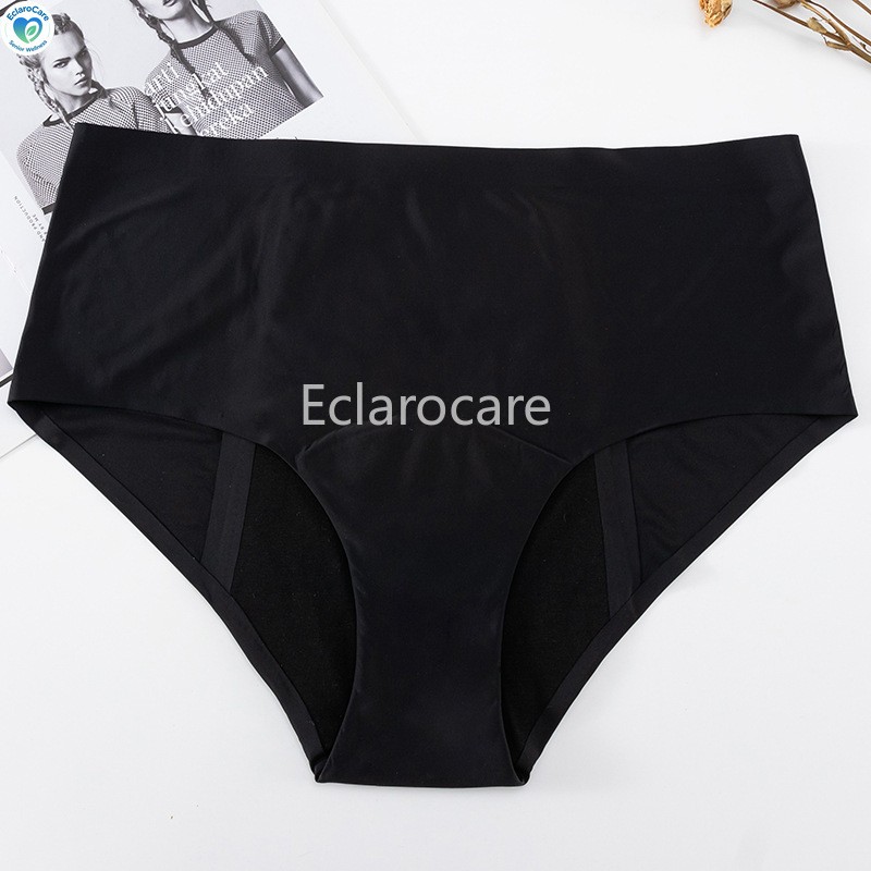 3pcsWomen’s High-waisted Period Underwear Seamless 4-Layer Leak-Proof Protection