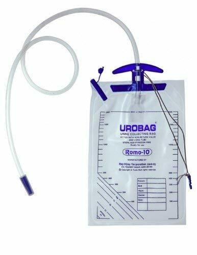 Urine Accumulation Bag with Moulded Handle, Capacity – 2000ml (Pack of 25)
