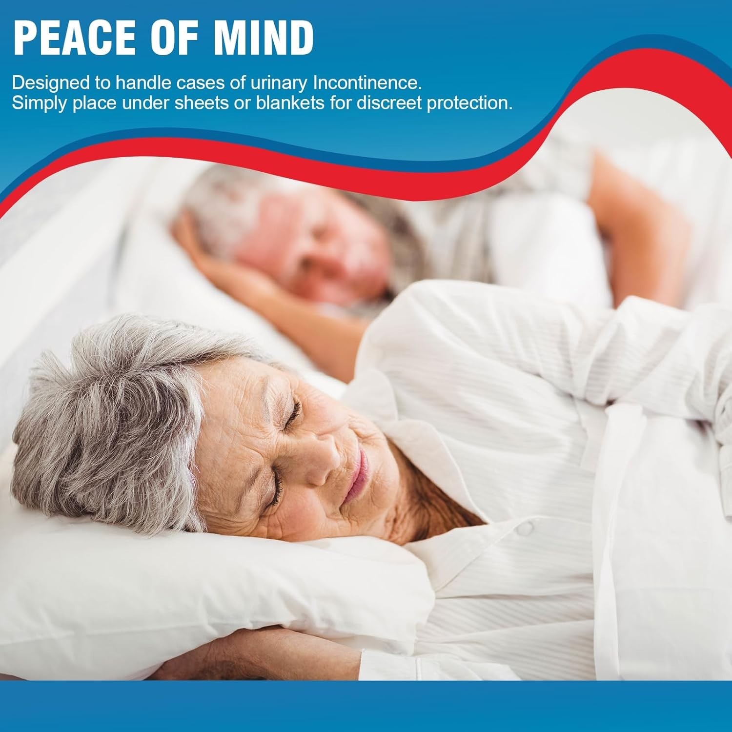Tear-Resistant Incontinence Bed Pads 40” x 36” 130 Gram Heavy Duty 25 Count…