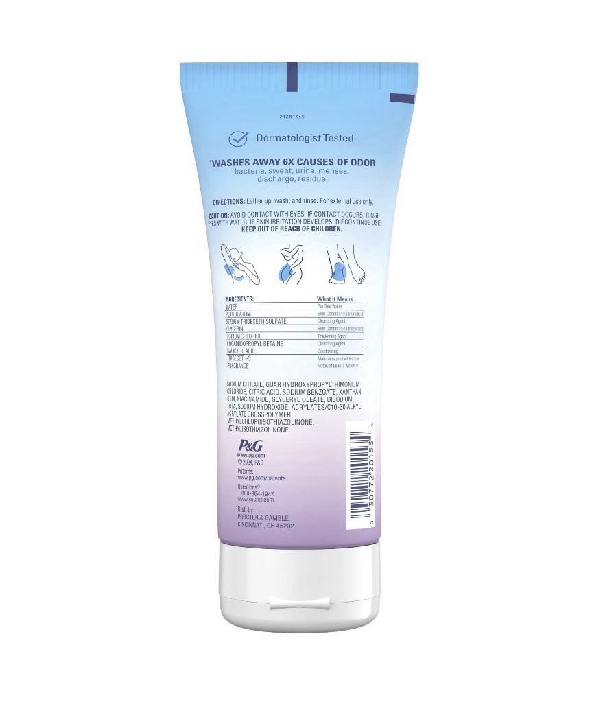 Poise Ultra Thin Pads (1) – The Honey Pot Anti-Itch (1) – Secret Whole Body (2)