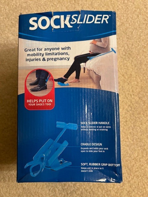 Sock Slider Easy on, Easy off. Sock Aid Kit. Sock Helper Pain Free, No Bending