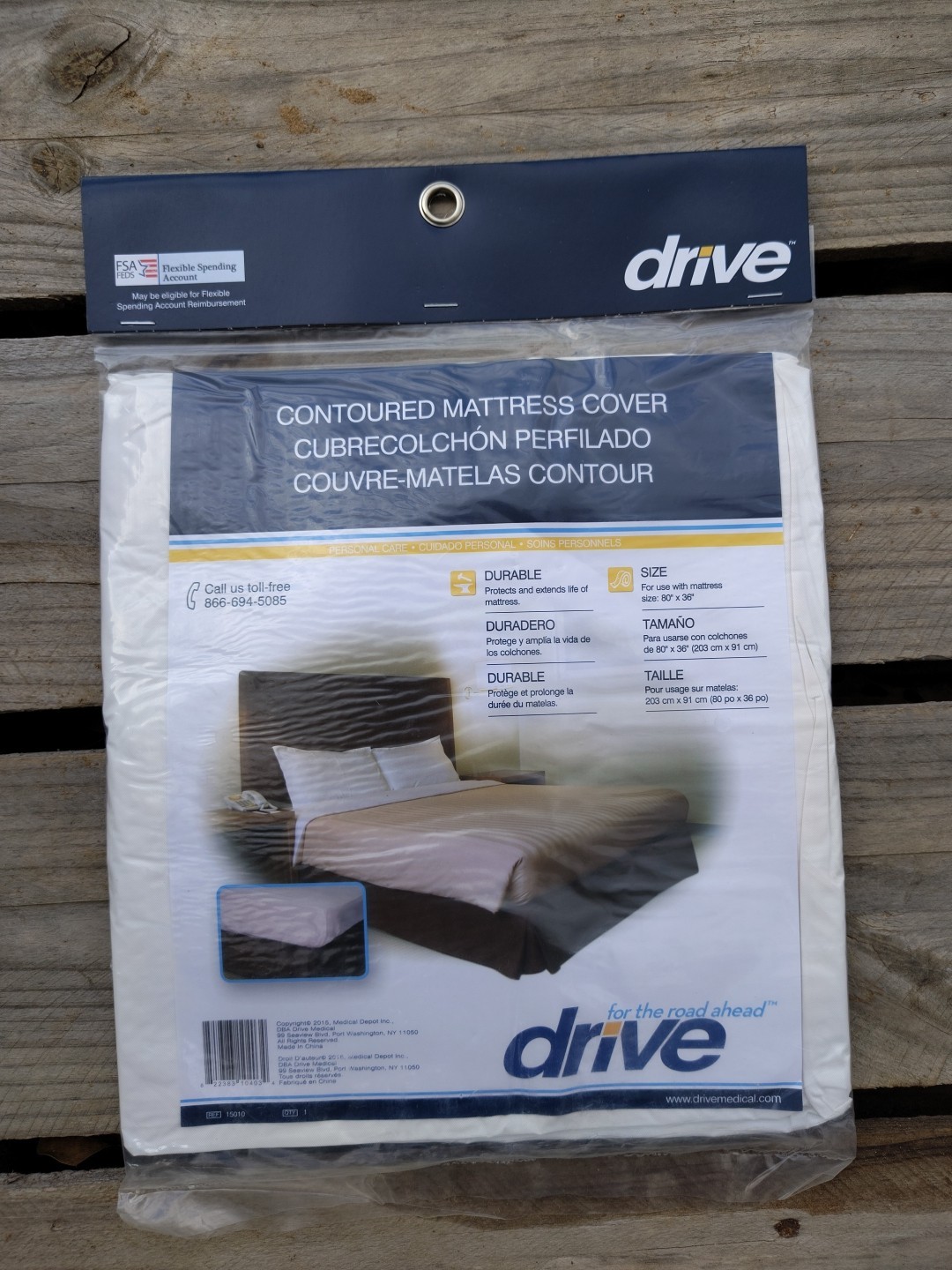 drive Mattress Cover 36 x 80 x 6″ Vinyl For Twin Sized Mattresses 15010