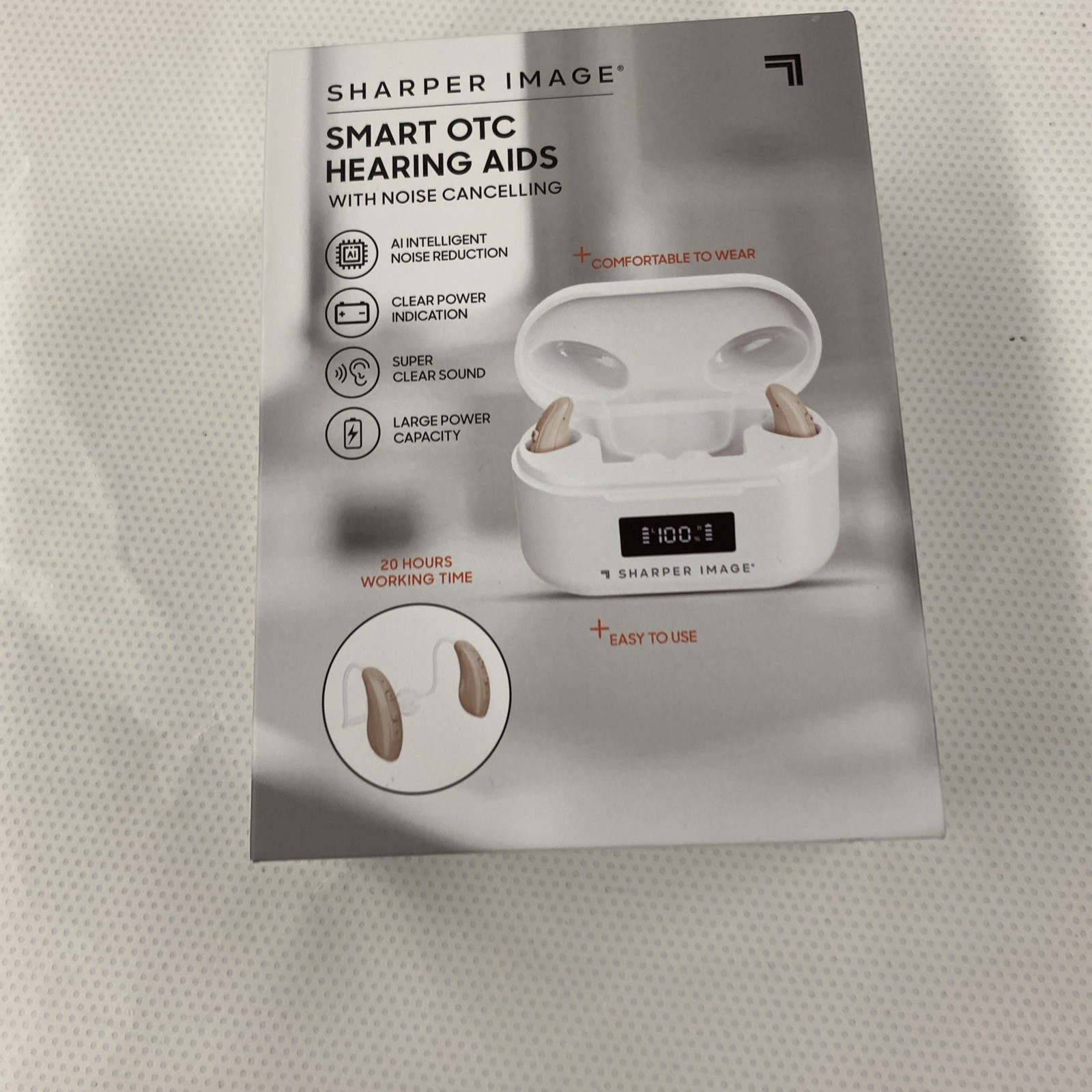 Sharper Image Smart OTC Hearing AIDS New