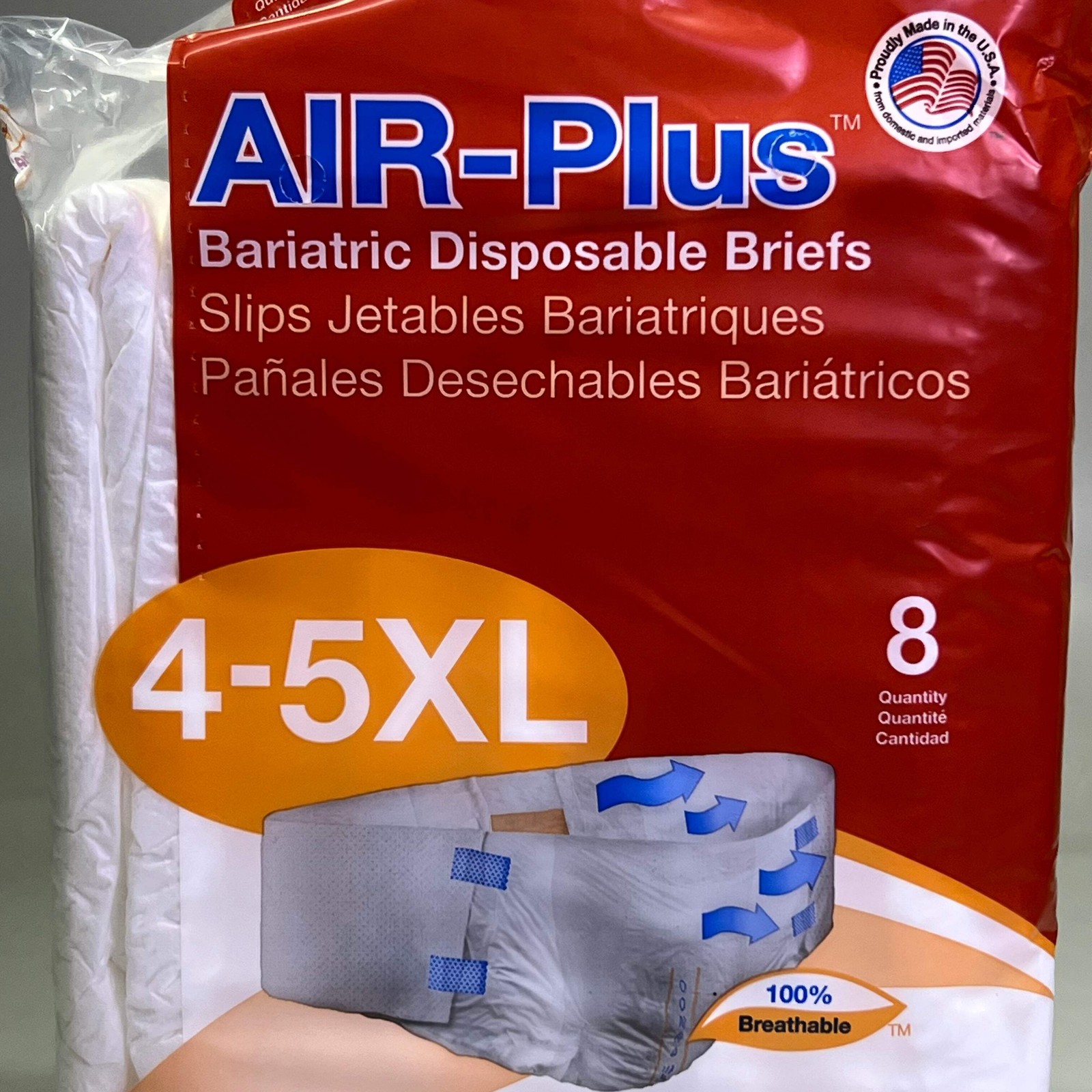 TRANQUILITY (2 PACK 16 Count) Disposable Overnight Underwear Size 4-5XL 2195