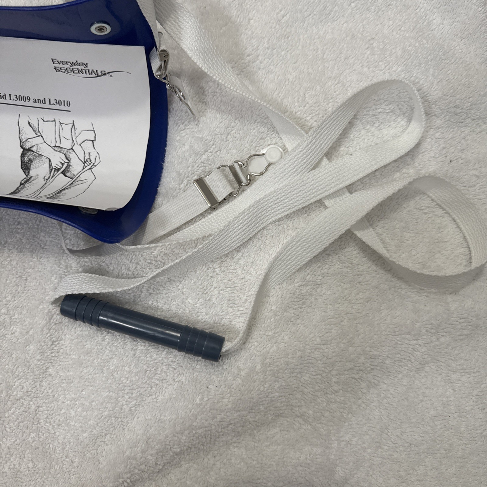 Deluxe Molded Sock Aid Essential Medical Supply Hard 1ct 48” Straps With Handle
