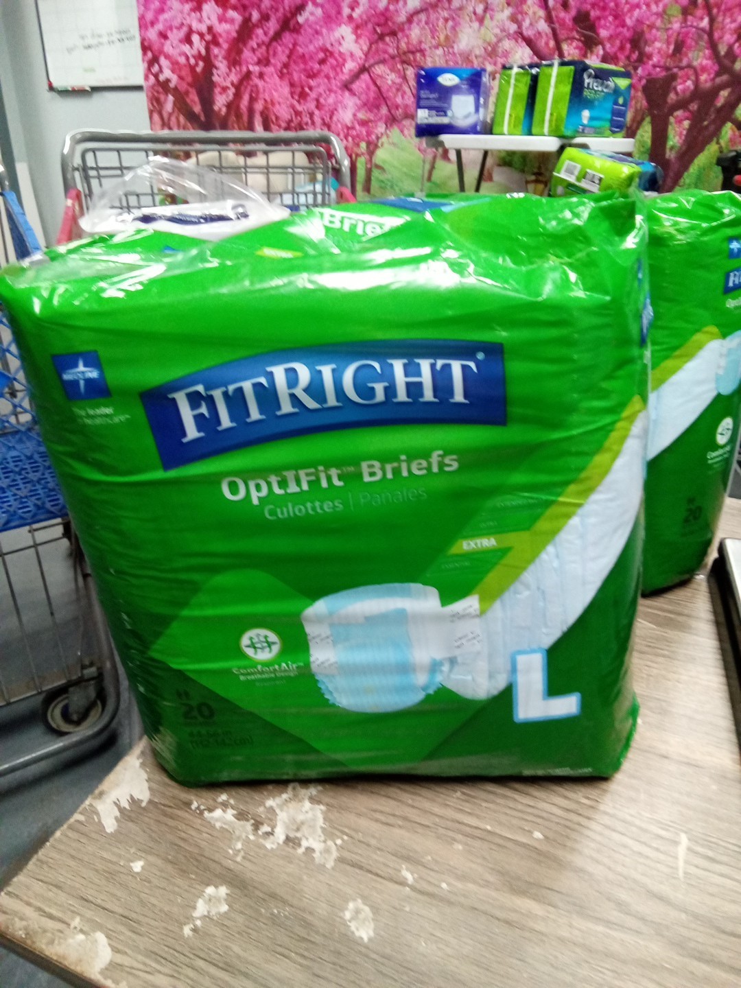 FitRight Extra Adult OptiFit Briefs, 20-Pack, 44-56″ Size L 145 Dt