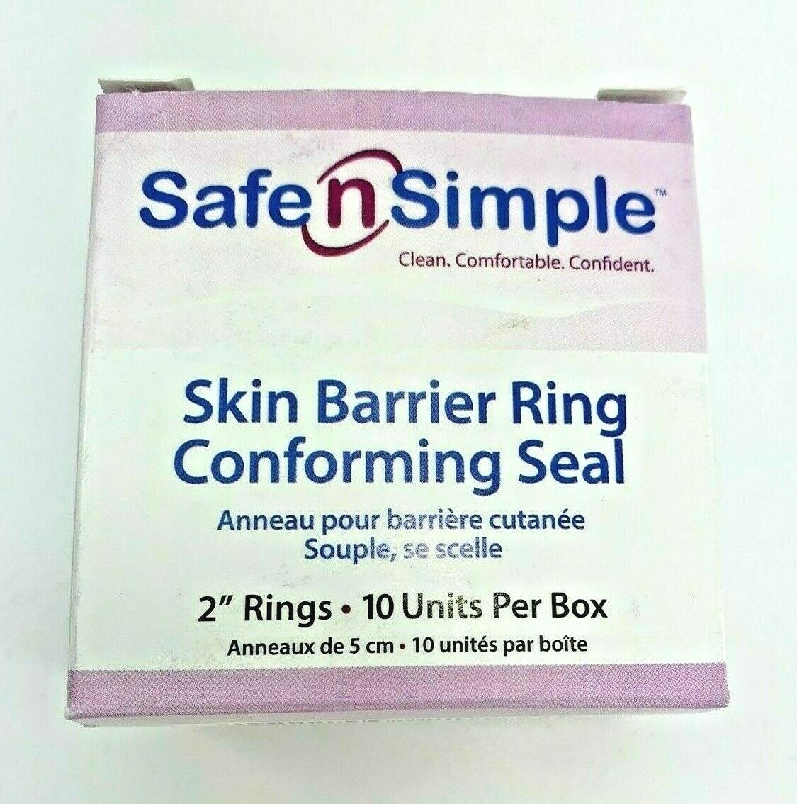 10 SafenSimple SNS684U2 Conforming Seals 2″ Skin Barrier Rings Ex. 12/30/24-26