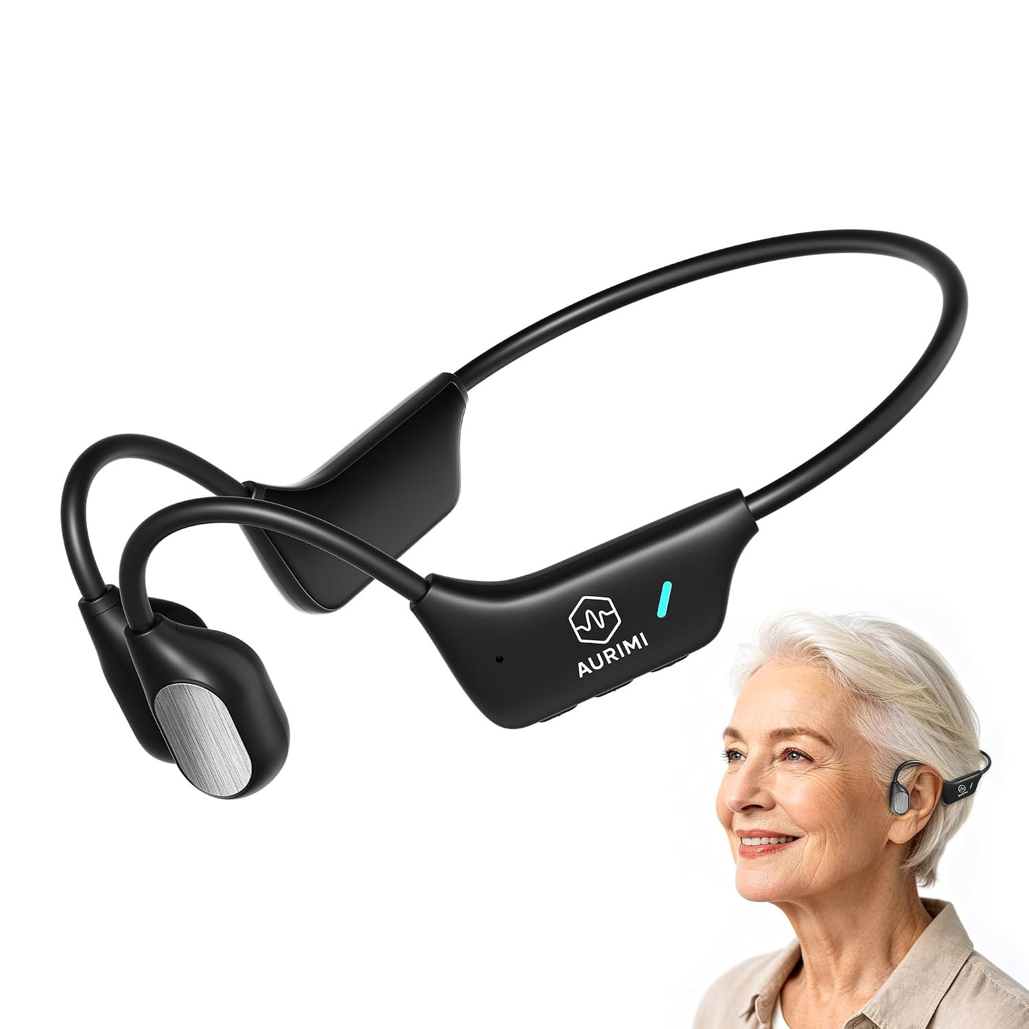 Bone Conduction Hearing Amplifier – Open Ear Comfortable Sound Enhancement Devic