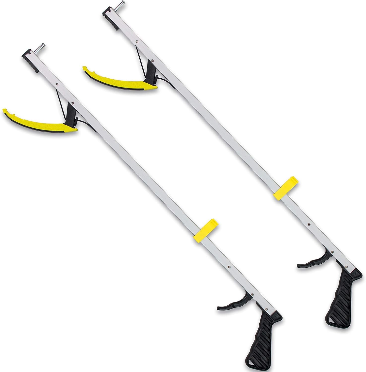 2 PACK Senior Magnetic Pick up Tool Grip Handicap Reacher Grabber Trash Pick 32