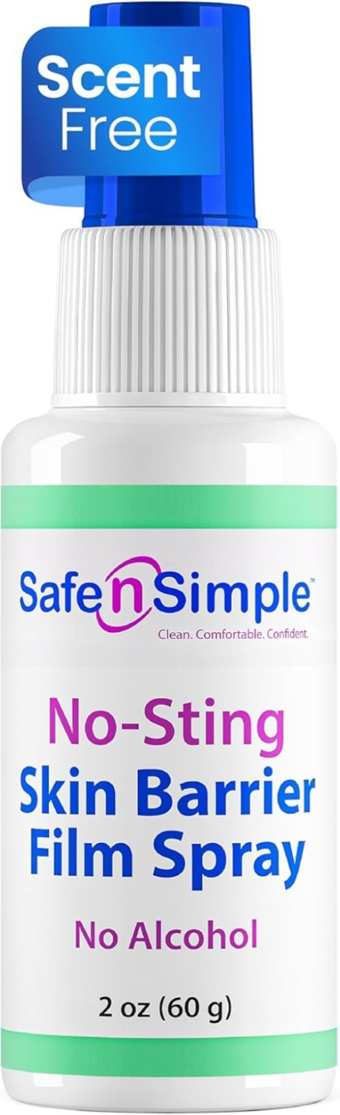 No Sting Barrier Film Spray – 2 Oz – Odor-Free Pre Tape Solution – No-Alcohol…