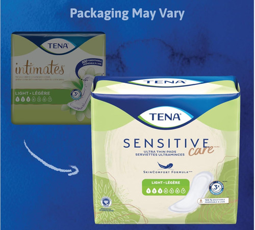 TENA Intimates Extra Coverage Ultra Thin Light Bladder 24 Count (Pack of 6)