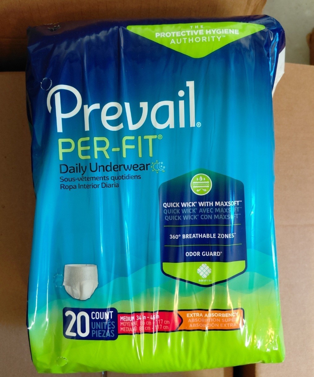 Prevail Per-Fit Unisex Daily Underwear Brand New