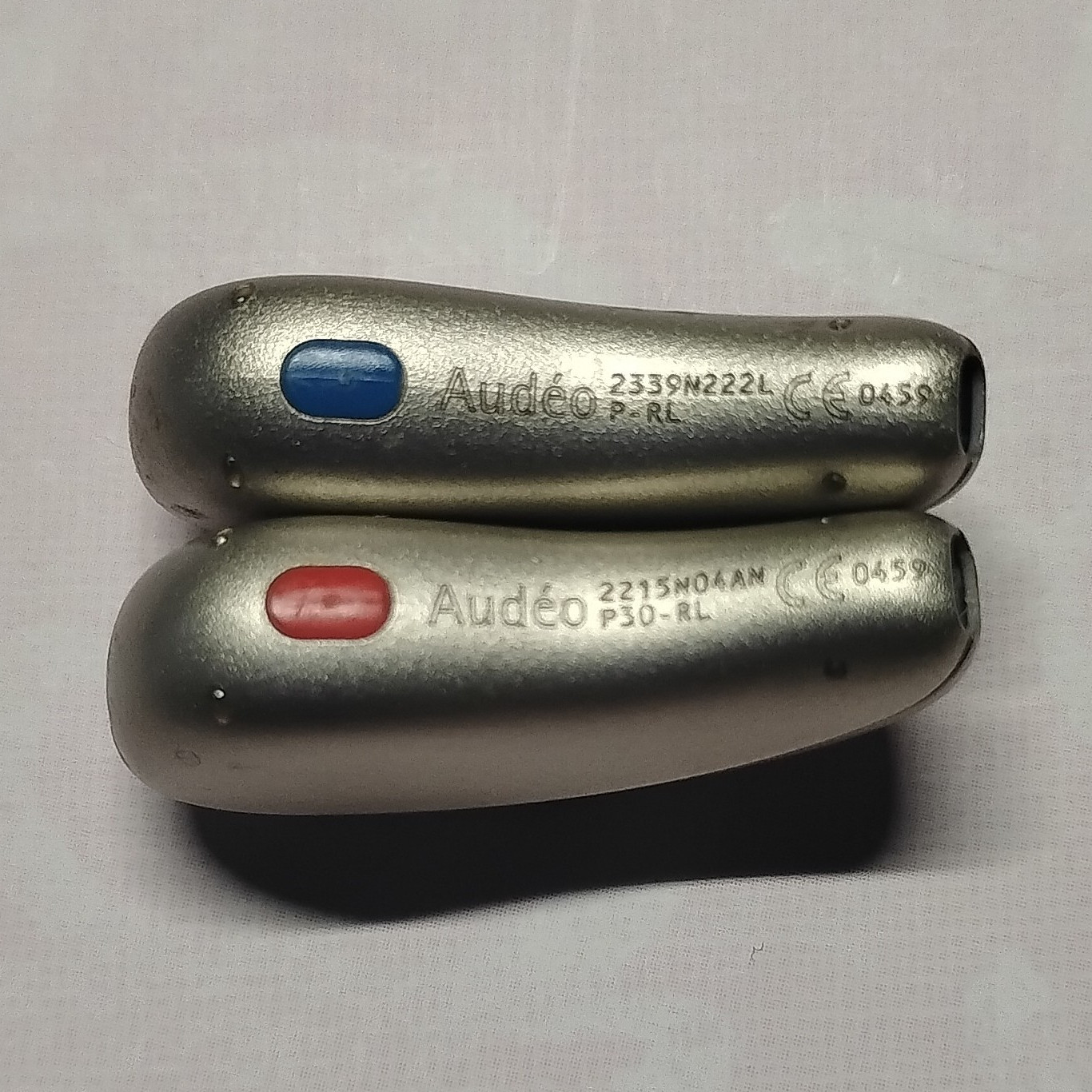 PHONAK Audéo P30-RL Hearing Aid Pair L/R Rechargeable Silver w/ Charging Case
