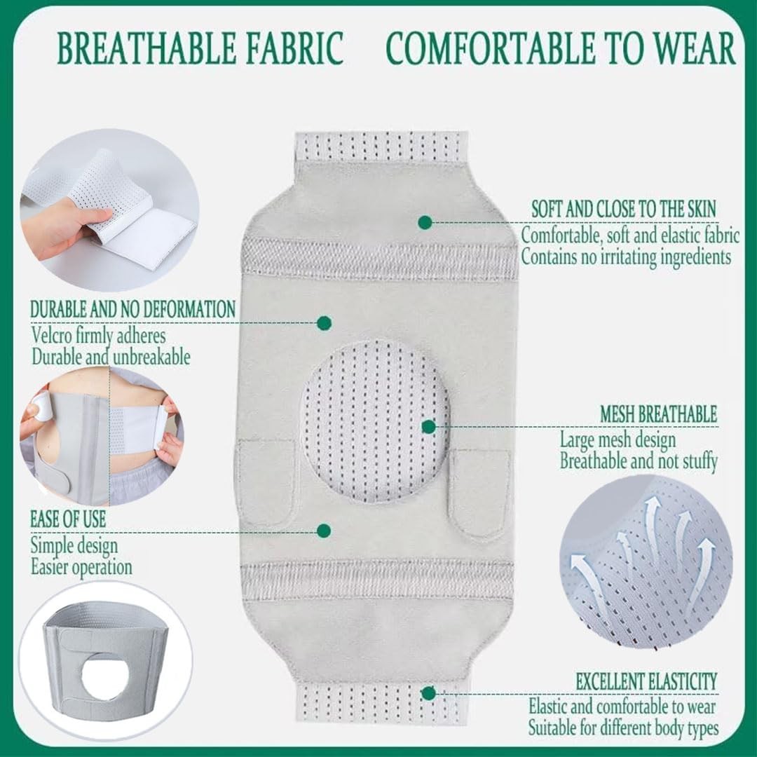 Adjustable Ostomy Support Belt Stoma Ileostomy Colostomy Care Belt Ostomy