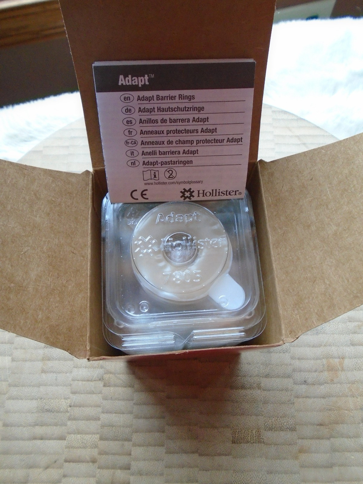 Box of 10 Hollister Adapt 7805 Ostomy Barrier Rings 2″ Exp 10/01/2028