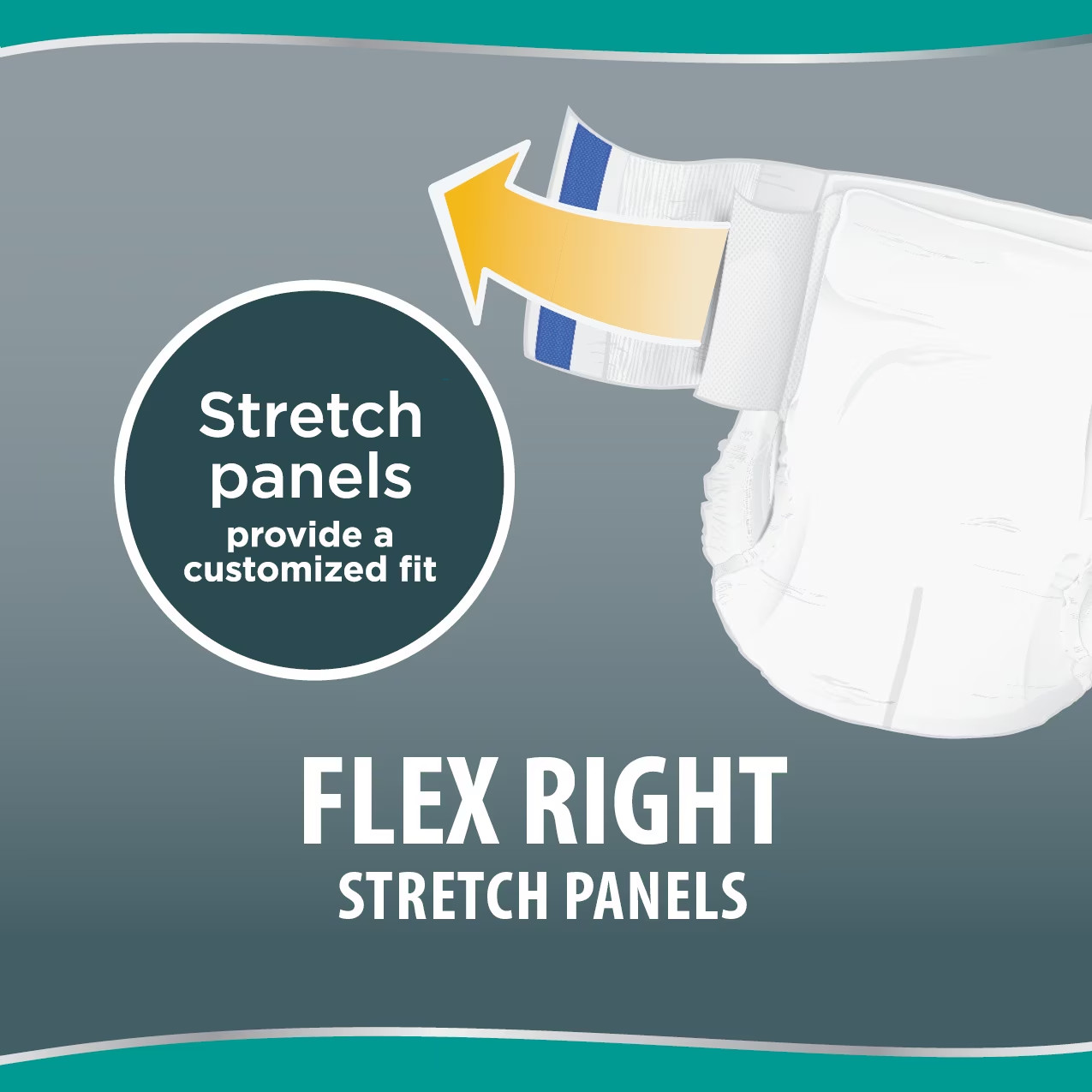 Assurance Adult Diaper Unisex Stretch Briefs with Tabs L/XL 68 Pack Incontinence